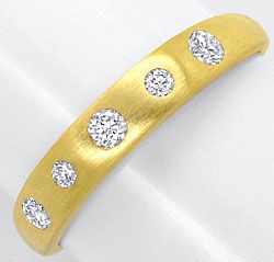 Foto 1 - Brillanten-Diamant Bandring, Gelbgold 0,23ct Brillanten, S4070