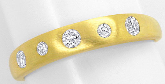 Foto 2 - Brillanten-Diamant Bandring, Gelbgold 0,23ct Brillanten, S4070